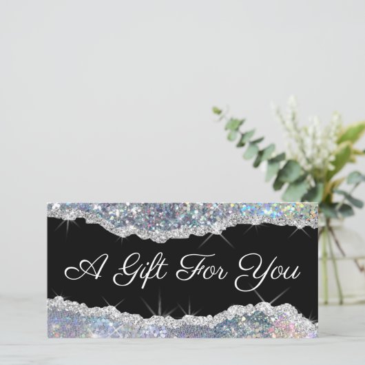 Silberschatz für glänzende Glitzer (Stehend Vorderseite)