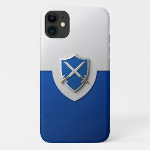 Silberschild mit überkreuzten Schwertern Case-Mate iPhone Hülle