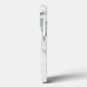 Silberschildkröten Graumarmor  Case-Mate iPhone Hülle (Rückseite / Links)