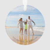 Silberschildkröten | Mele Kalikimaka | FOTO Ornament (Rückseite)