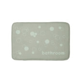 Silberschlange Badematte (Vorderseite)