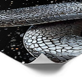 Silberschlange Poster (Ecke)