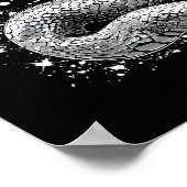 Silberschlange Poster (Ecke)