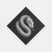 Silberschlange Serviette (Ecke)