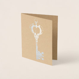 Silberschlüssel Folienkarte