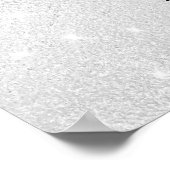 Silberschmetterling-Begrüßung Poster (Ecke)