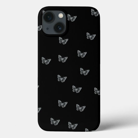 Silberschmetterlinge Case-Mate iPhone Hülle (Rückseite)