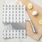 Silberschmetterlingsküche Geschirrtuch (Viertel Falte)