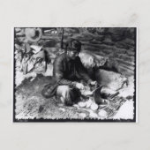 Silberschmied am Arbeitsplatz, c.1914 Postkarte (Vorderseite)