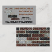 Silberschmiedestein Visitenkarte (Vorne/Hinten)