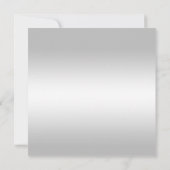 Silberschmuck 25. Hochzeitstag Einladung (Rückseite)