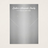 Silberschmuck-Earring-Display-Karten (Vorderseite)