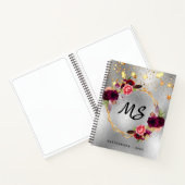 Silberschmuck-Goldbordeon Notizblock (Innenseite)