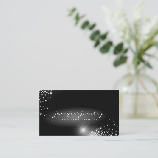 Silberschmuck Visitenkarte (Stehend Vorderseite)