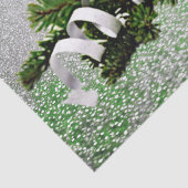 Silberschmuck Weißes Flachbildschirm Holiday-Papie Seidenpapier (Detail)