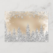 Silberschnee-Pine Gold-Windel-Tombola Begleitkarte (Rückseite)