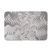 Silberschneeflocke Badematte (Vorderseite)