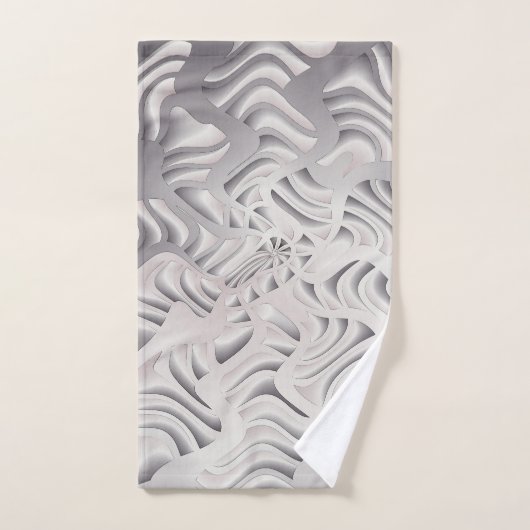 Silberschneeflocke Badhandtuch Set (Handtuch)