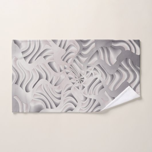 Silberschneeflocke Badhandtuch Set (Handtuch)