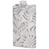 Silberschneeflocke Flachmann (Links)