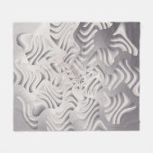 Silberschneeflocke Fleecedecke (Vorderseite (Horizontal))