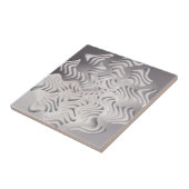 Silberschneeflocke Fliese (Seite)