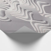 Silberschneeflocke Geschenkpapier (Ecke)