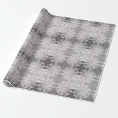 Silberschneeflocke Geschenkpapier (Ungerollt)