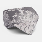 Silberschneeflocke Krawatte (Gerollt)