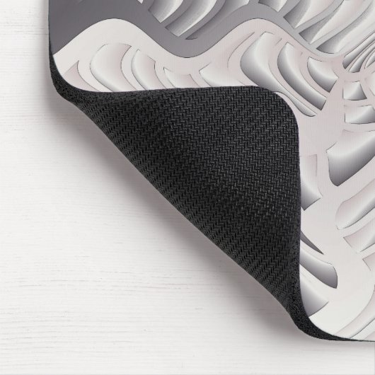 Silberschneeflocke Mousepad (Ecke)