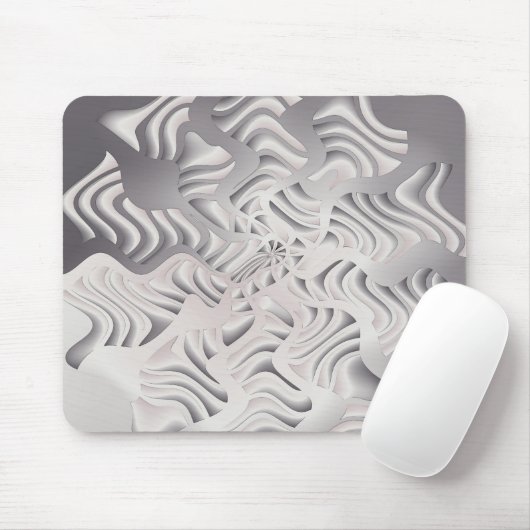 Silberschneeflocke Mousepad (Mit Mouse)