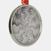 Silberschneeflocke Ornament Aus Metall (Rechts)