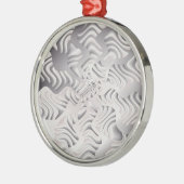 Silberschneeflocke Ornament Aus Metall (Links)