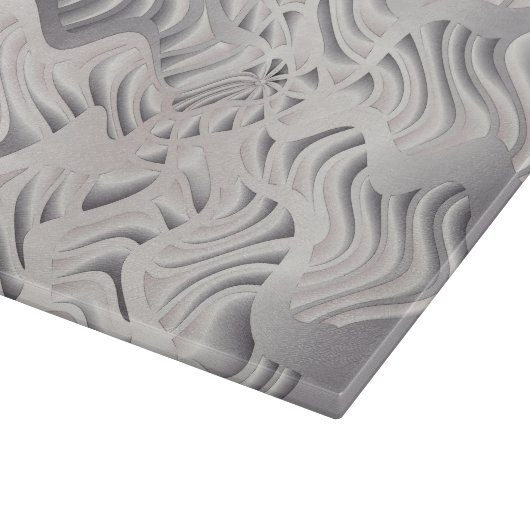 Silberschneeflocke Schneidebrett (Ecke)
