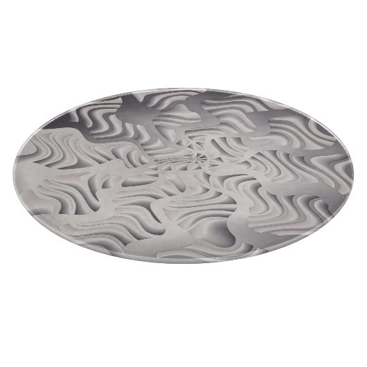 Silberschneeflocke Schneidebrett (Ecke)