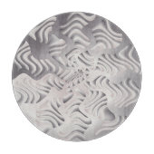 Silberschneeflocke Schneidebrett (Vorderseite)