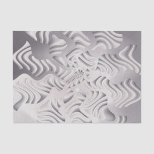 Silberschneeflocke Seidenpapier