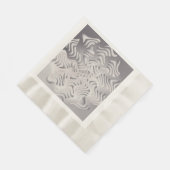 Silberschneeflocke Serviette (Ecke)