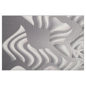 Silberschneeflocke Stoff (Fat Quarter (45,7 x 55,9 cm))