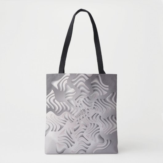 Silberschneeflocke Tasche (Vorderseite)