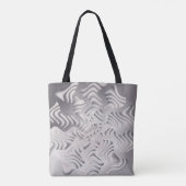 Silberschneeflocke Tasche (Rückseite)