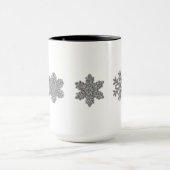 Silberschneeflocken, gefroren tasse (Zentrum)