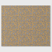 Silberschneeflocken Geschenkpapier (Flach)