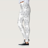 Silberschneeflocken Leggings (Links)