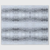 Silberschneeflockenpapier Geschenkpapier (Flach)