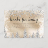 Silberschneegoldbücher für Baby Begleitkarte (Vorderseite)