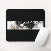 Silberschwarzer Tropfen Mousepad (Mit Mouse)