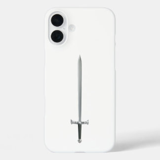 Silberschwert iPhone 16 Plus Hülle