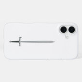 Silberschwert iPhone Hülle (Rückseite (Horizontal))