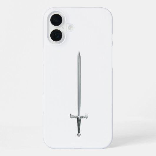 Silberschwert iPhone Hülle (Rückseite)